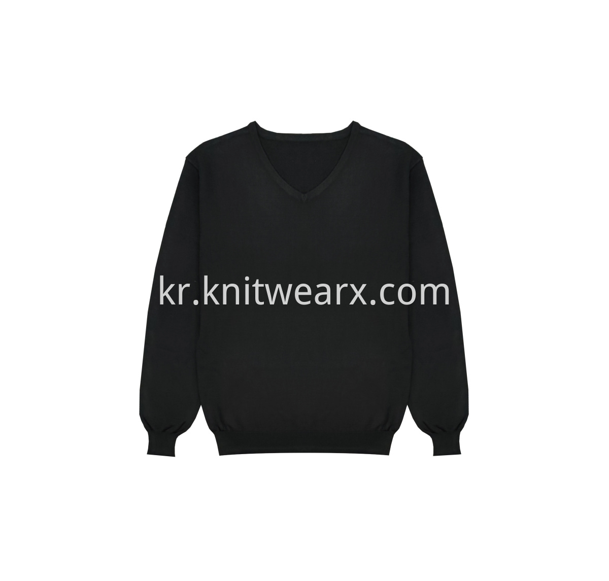 Men's Knitted Sweater Classic V-neck Anti-pilling Pullover